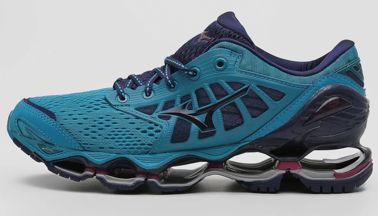 Tênis Mizuno Wave Prophecy 9 Azul e Roxo