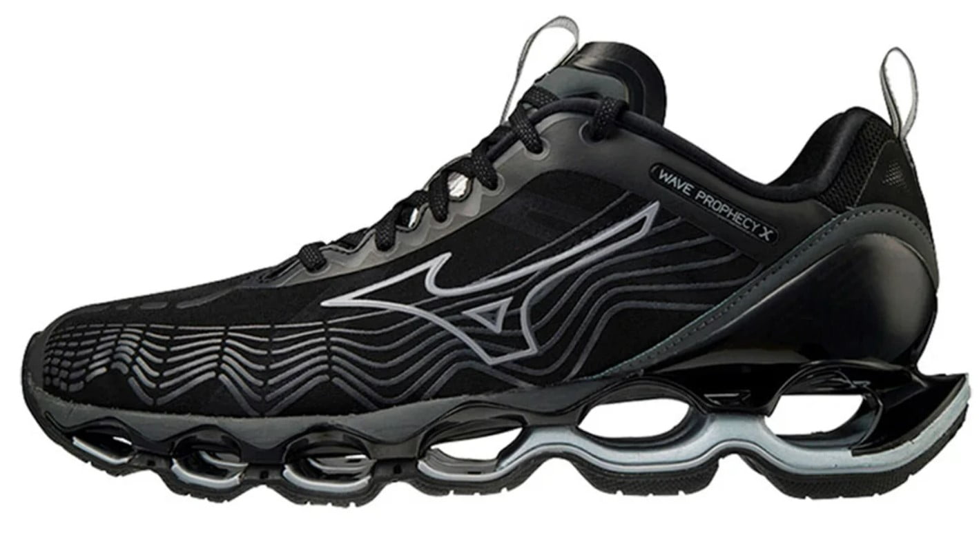 Tênis Mizuno Wave Prophecy X Preto e Cinza