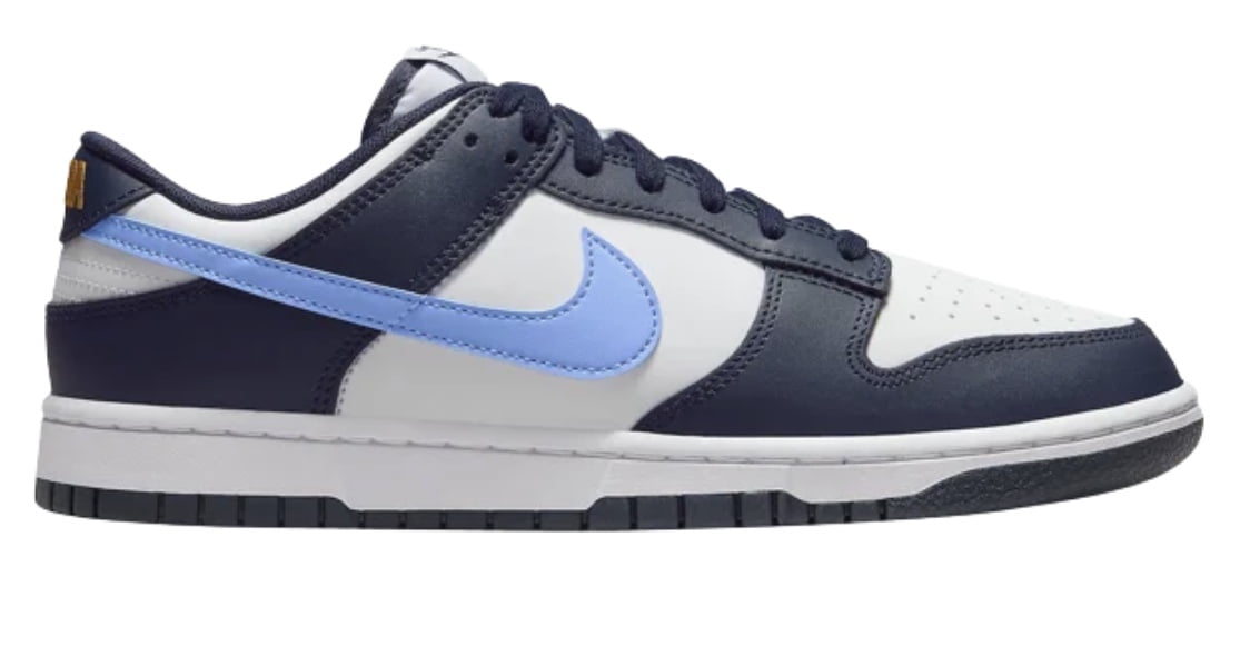 TÊNIS NIKE DUNK LOW ' MIDNIGHT NAVY UNIVERSITY BLUE '