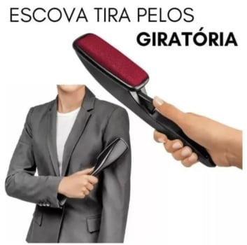 KIT 2 ESCOVAS TIRA PELO PAPA BOLINHA DE ROUPA CARPETE SOFÁ 