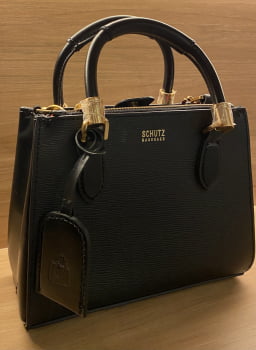 BOLSA SCHUTZ TOTE MINI LORENA CLASSIC PRETA ORIGINAL