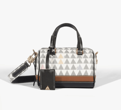 Bolsa Mini Bowling Triangle Branca