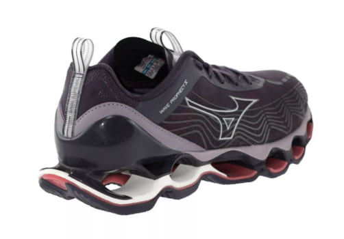 Tênis Mizuno Wave Prophecy X Roxo e Rosa