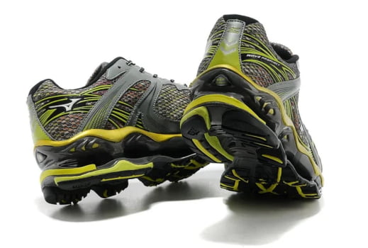 Tênis Mizuno Wave Prophecy 1 Cinza e Amarelo 