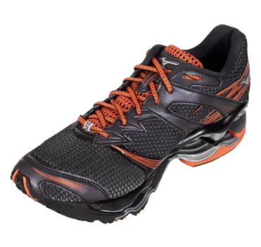 Tênis Mizuno Wave Prophecy 1 Cinza e Laranja