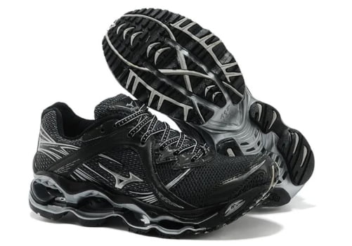 Tênis Mizuno Wave Prophecy 1 Preto e Cinza 