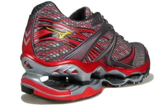 Tênis Mizuno Wave Prophecy 1 Vermelho e Cinza