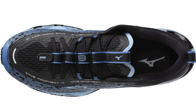 Tênis Mizuno Wave Prophecy 13 Preto e Azul