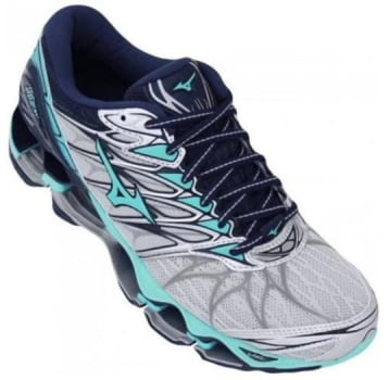 Tênis Mizuno Wave Prophecy 7 Azul Turquesa