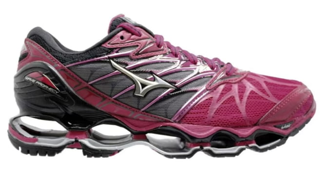 Tênis Mizuno Wave Prophecy 7 rosa e preto 