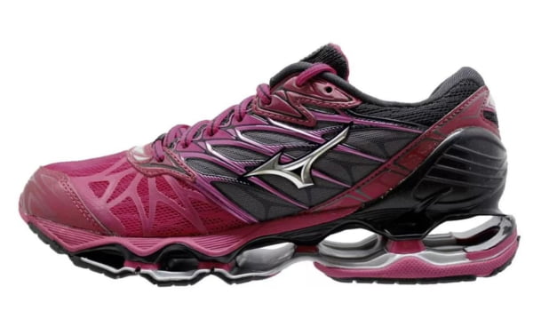 Tênis Mizuno Wave Prophecy 7 rosa e preto 