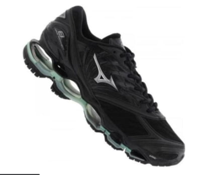 Tênis Mizuno Wave Prophecy 8 Preto e Verde