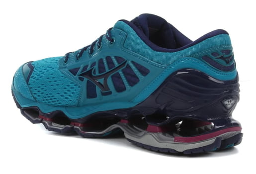 Tênis Mizuno Wave Prophecy 9 Azul e Roxo