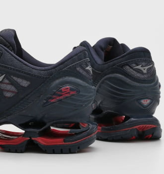 Tênis Mizuno Wave Prophecy 9 Azul e Vermelho