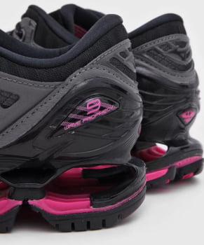 Tênis Mizuno Wave Prophecy 9 Cinza e Rosa