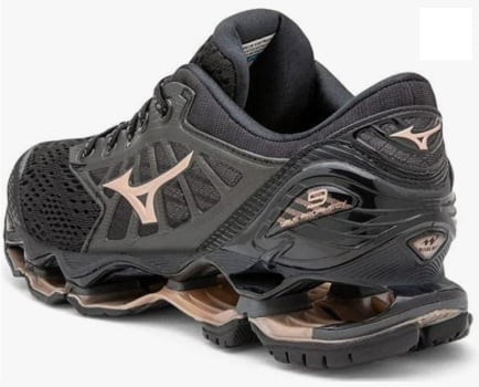 Tênis Mizuno Wave Prophecy 9 Preto e Bege 