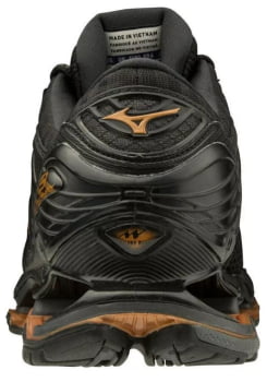 Tênis Mizuno Wave Prophecy 9 Preto e Dourado