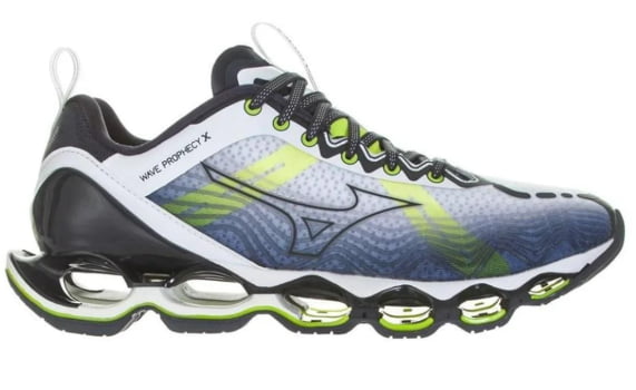 Tênis Mizuno Wave Prophecy X Branco e Verde 