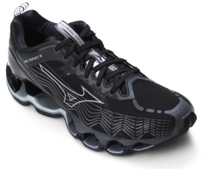 Tênis Mizuno Wave Prophecy X Preto e Cinza