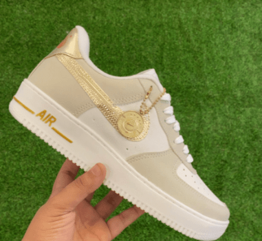 AIR FORCE AF1 - CINZA COM BEGE