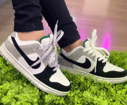 DUNK SB LOW PRETO E CINZA 