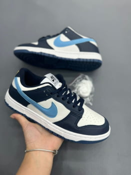 TÊNIS NIKE DUNK LOW ' MIDNIGHT NAVY UNIVERSITY BLUE '