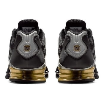 Tênis Shox Preto e Dourado 