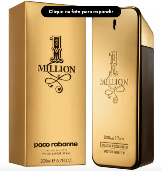 One Million Paco Rabanne Eau de Toilette 200ml ORIGINAL